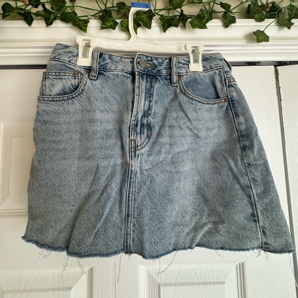 PacSun Blue A-line Mini Skirt Casual